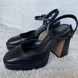 Vince Camuto Martich Black Platform Heels